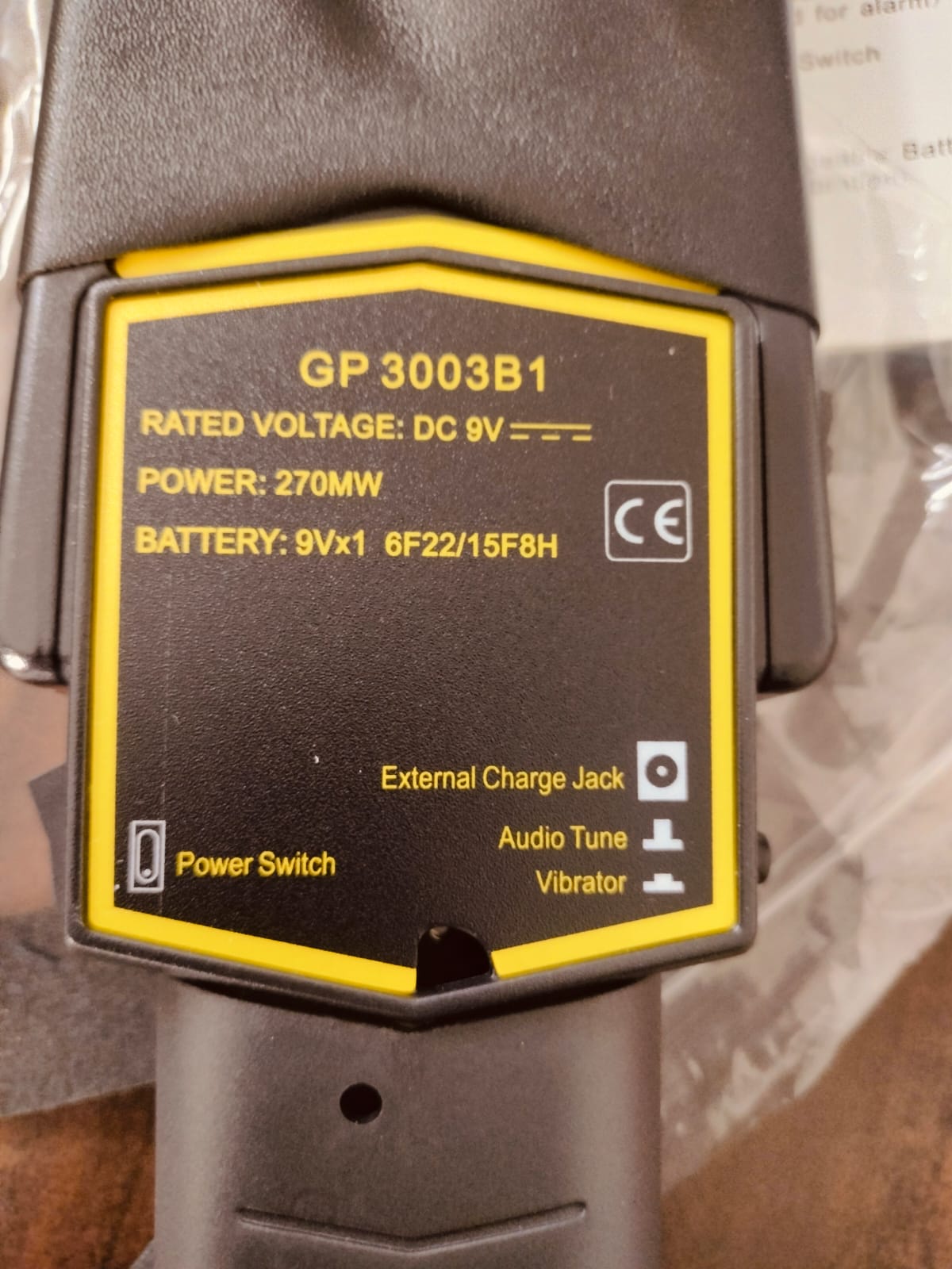 Handheld Metal Detector GP3003B1 270MW
